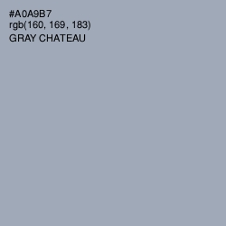 #A0A9B7 - Gray Chateau Color Image